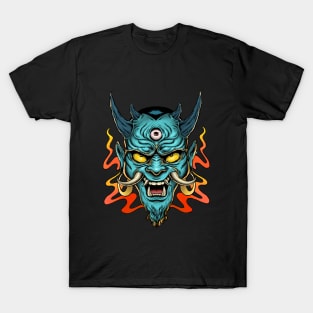 Japanese Tattoo Demon Art T-Shirt